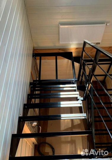 Обшивка ступеней Ясенем