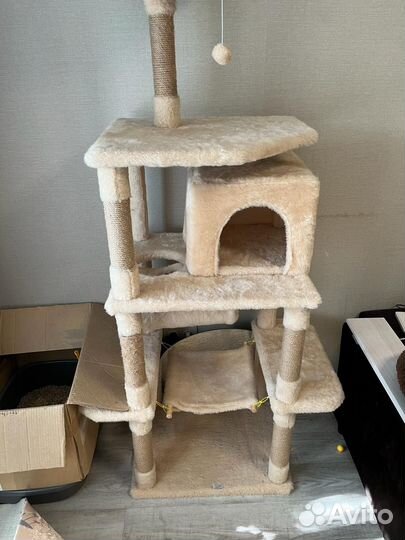 Домик для кота с когтеточкой