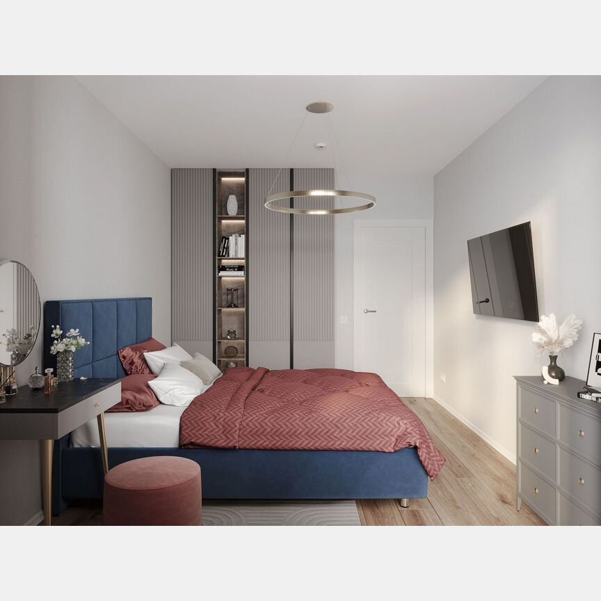 2-к. квартира, 54,8 м², 16/25 эт.