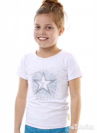 Детская лайкровая гидромайка с коротким рукавом Ra