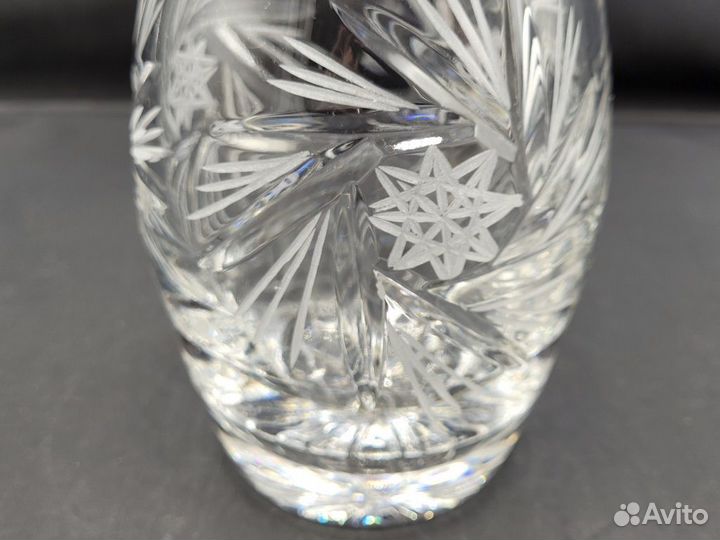 Ваза для цветов хрусталь 26*9,5 см