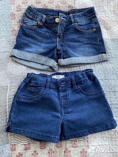 Фирменные джинсовые шорты
