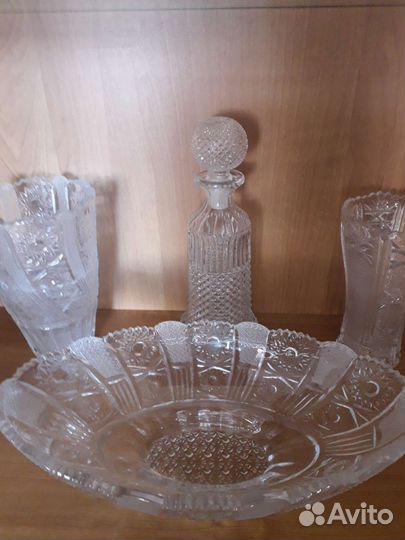 Хрустальная ваза,для фруктов,салатницы