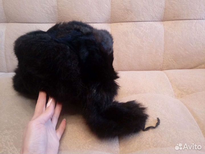 Мужская шапка кролик