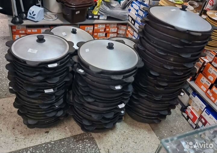 Казан чугунный 6л