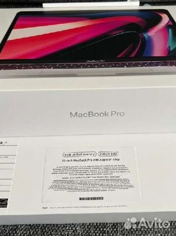 Apple MacBook pro 13 2020 m1 16gb 256gb
