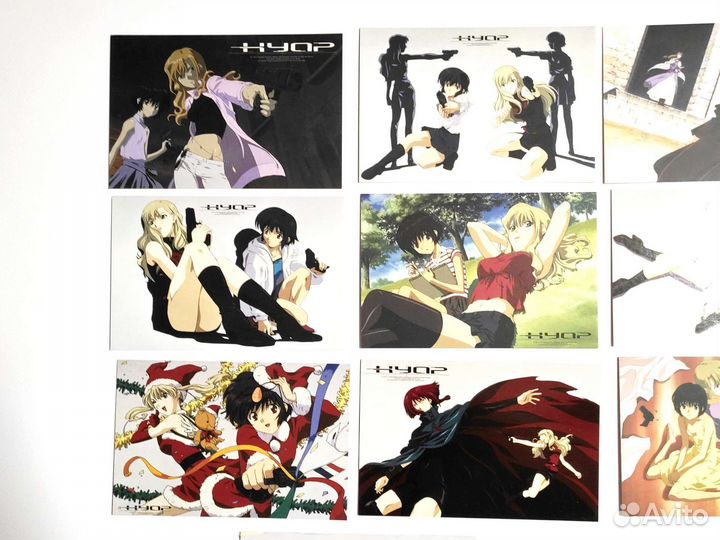 Открытки аниме Нуар