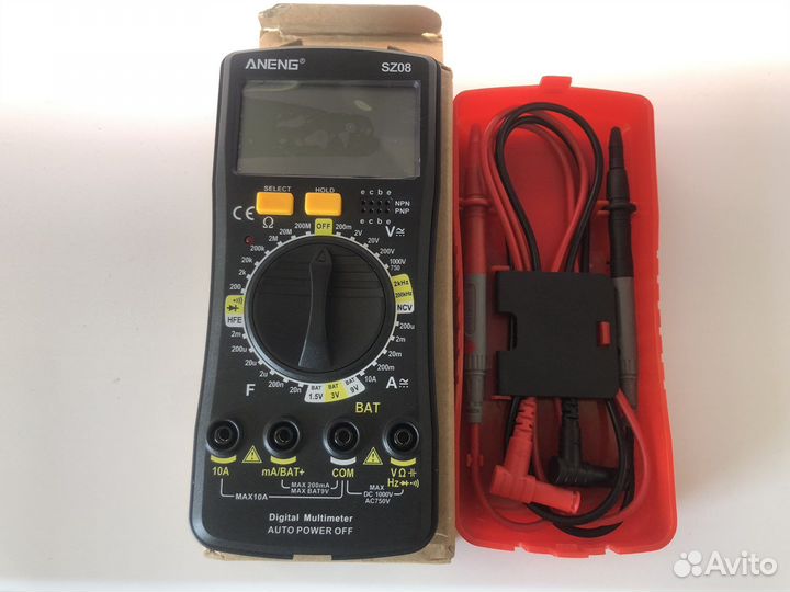 Мультиметр - тестер мегаомметр цифровой