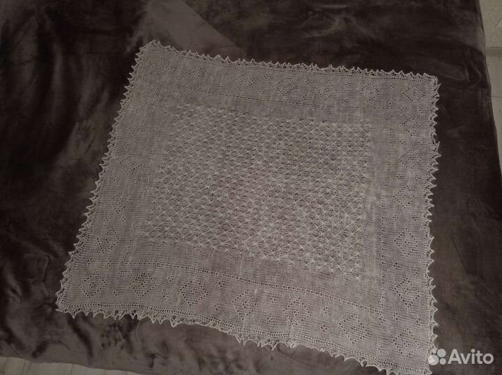 Оренбургский пуховый платок Паутинка