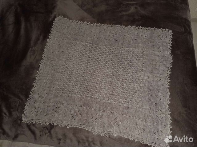 Оренбургский пуховый платок Паутинка