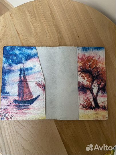 Обложка для паспорта натуральная кожа