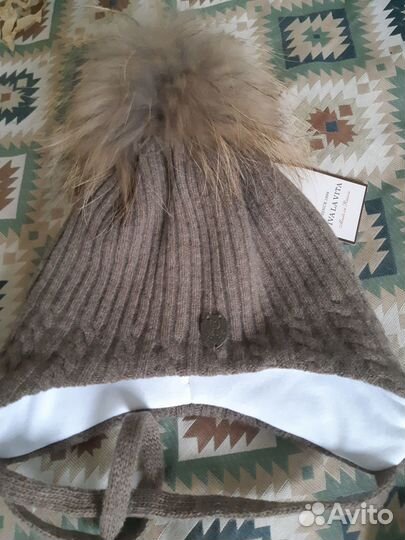 Шапка детская зимняя 52-54 размер