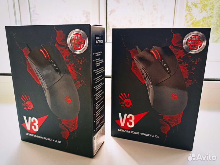 Игровая мышь новая A4Tech Bloody V3