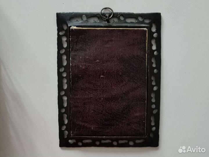 Винтажная Картина шелкография в бронзе