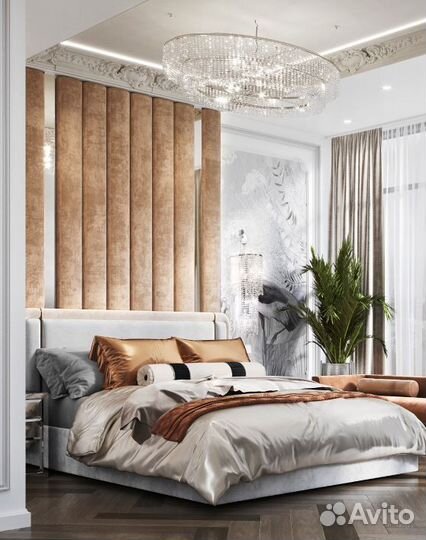 Мягкие стеновые панели - комфорт в интерьер