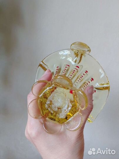 Вазы из цветного стекла времен СССР