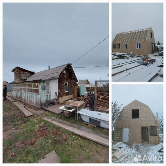 Замена нижних венцов, Кровельные работы, Демонтаж