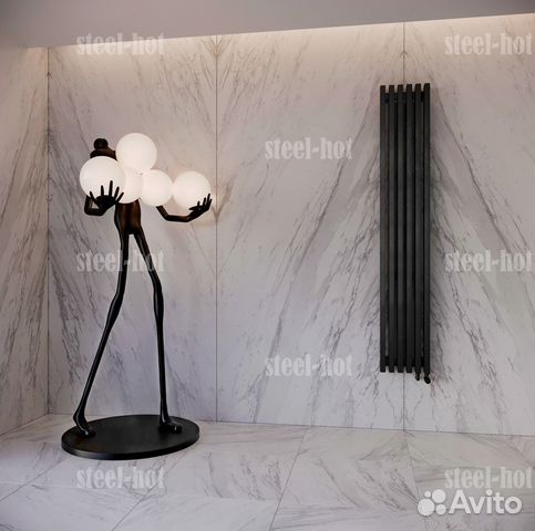 Вертикальный радиатор Steel-Hot от завода