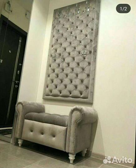 Стеновая панель вешалка каретная стяжка