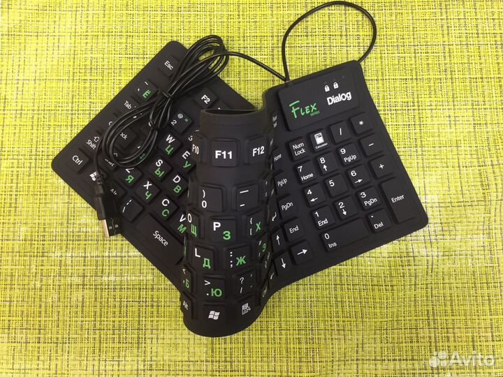 Водонепроницаемая клавиатура Dialog Flex USB