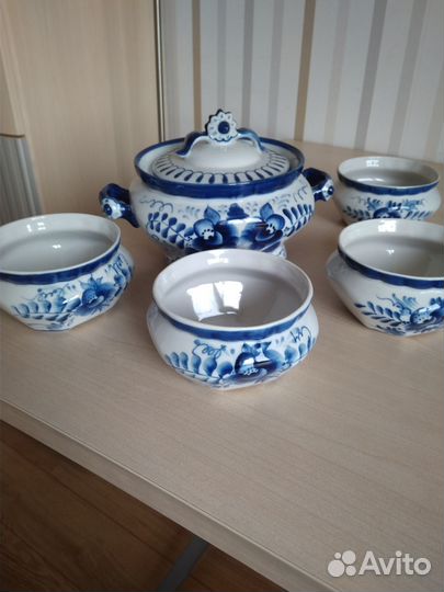 Молочник гжель Набор гжель