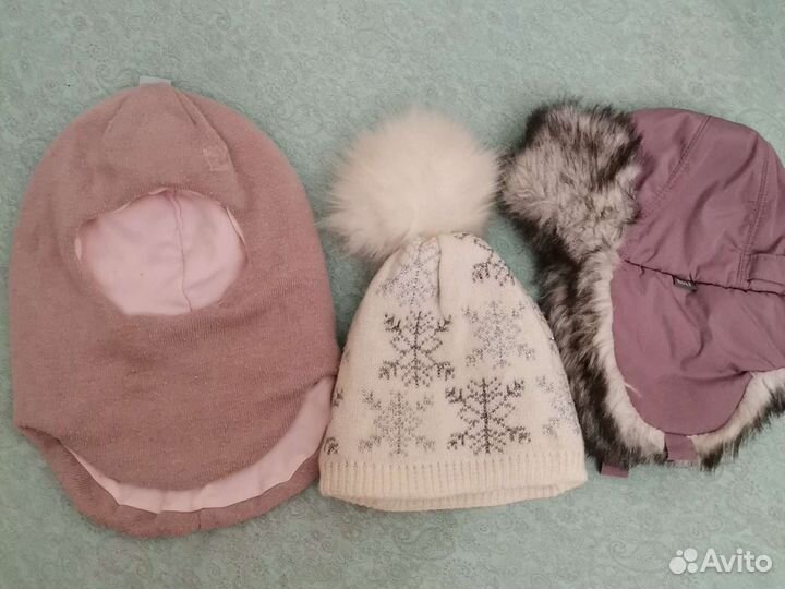 Шапки детские Бини Ушанка Шлем