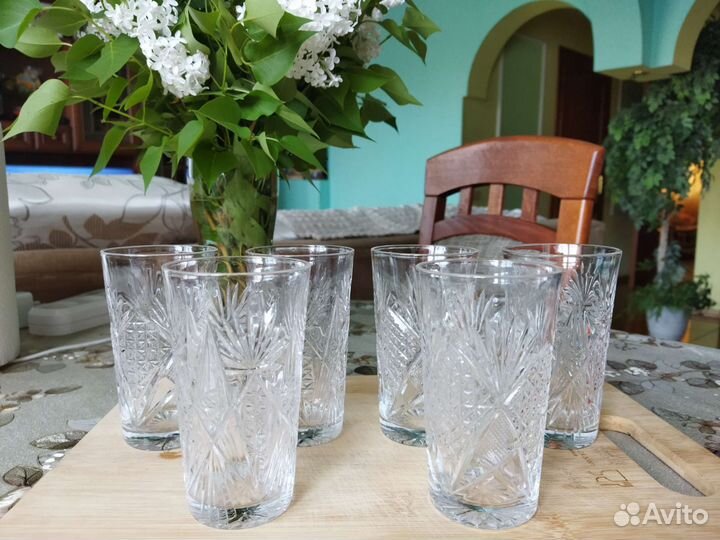 Хрустальные стаканы СССР