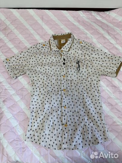 Рубашка приталенный на мальчика 5-7 лет