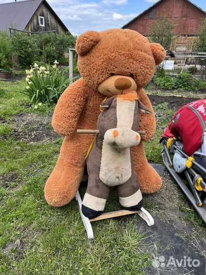 Детская лошадка качалка