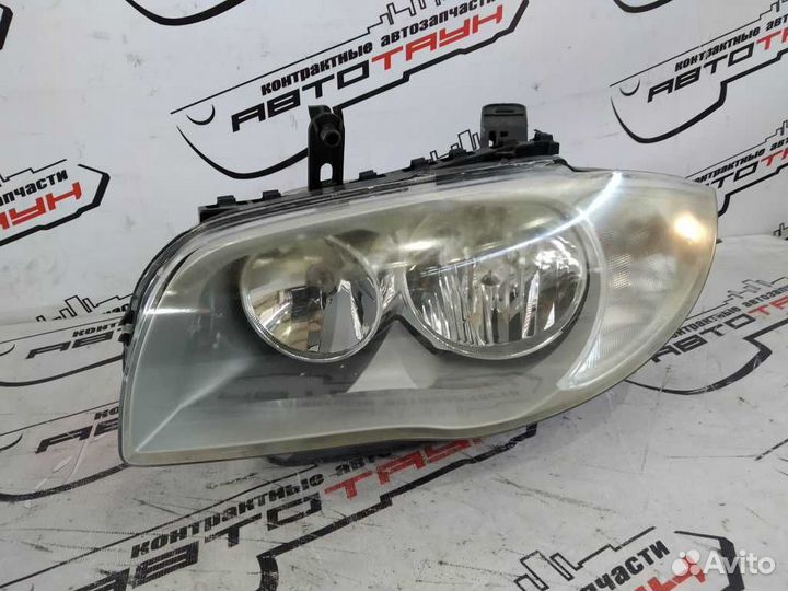 Фара BMW 1-series E81 E82 E87 E88 галоген левая 63