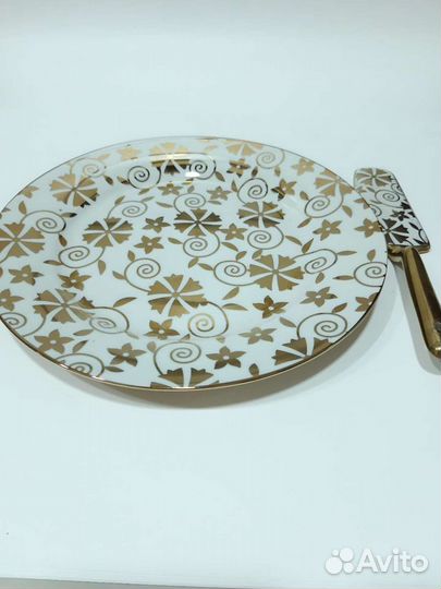 Блюдо для торта, новое, 27 см