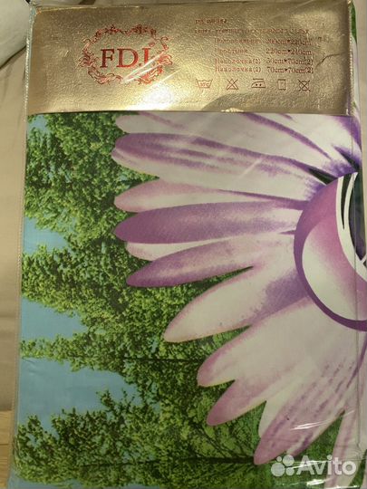 Постельное белье сатин евро