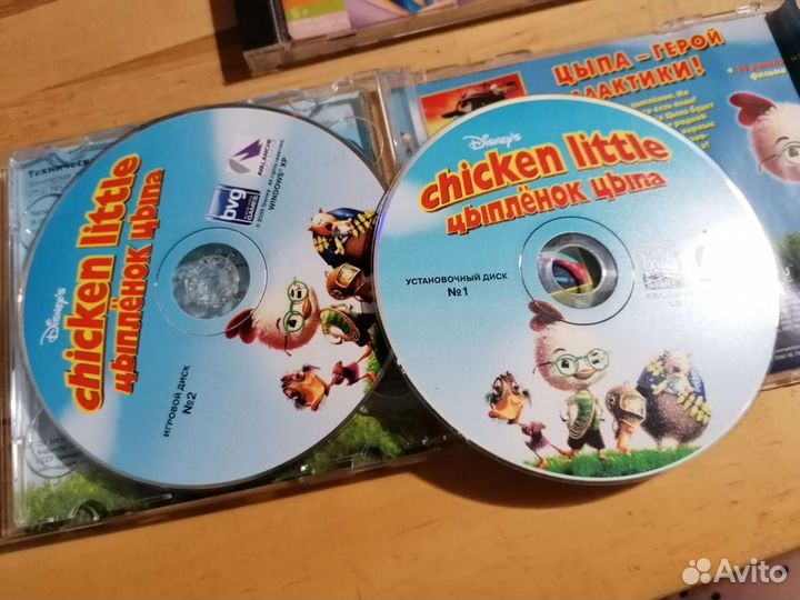 CD диски, детские игры