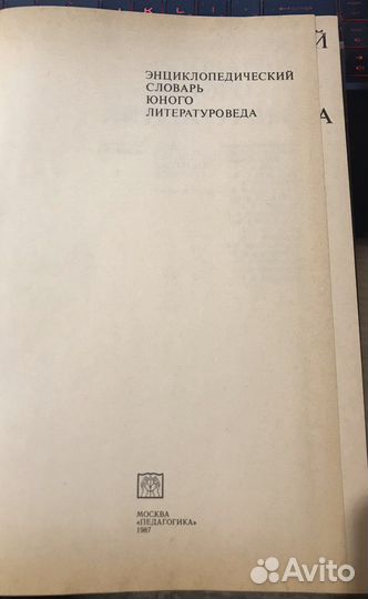 Энциклопедический словарь юного литературоведа