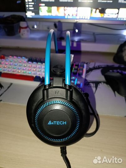 Наушники игровые A4Tech fstyler