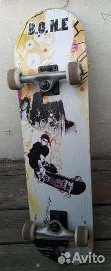 Скейт + чехол (всё бу)