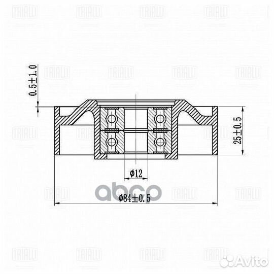 Ролик привод. ремня для а/м Infiniti FX (02) 3