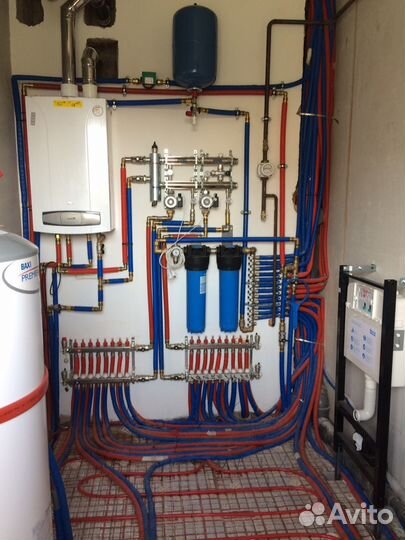 Отопление, водоснабжение, тёплый пол, сантехника