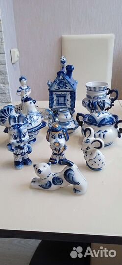 Посуда Гжель