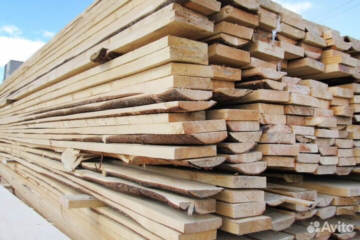 Доска обрезная 25х150