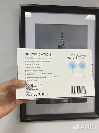 Wifi роутер с сим картой olax ax7 pro