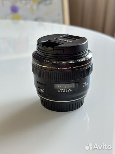 Объектив canon EF 28mm 1:1.8