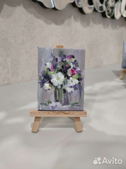 Картина маслом миниатюра 6*8