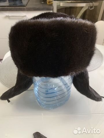 Норковая шапка мужская ушанка