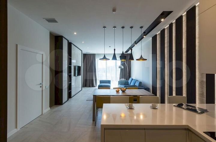 2-к. апартаменты, 93 м², 17/24 эт.