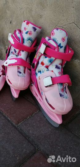 Коньки ролики 2 в 1 детские раздвижные
