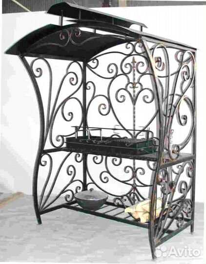 Мангал С печкой под казан