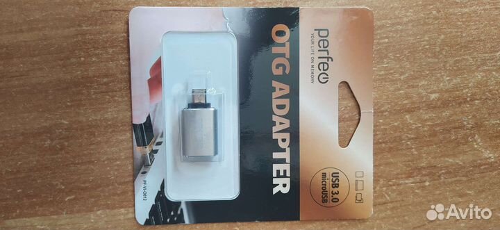 Переходник USB 3.0 - microUSB с OTG