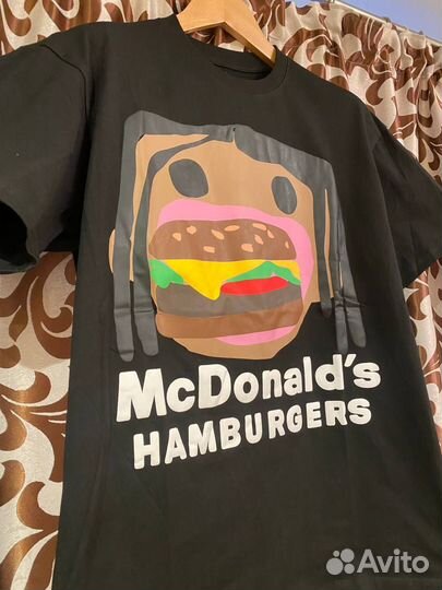 Футболка Travis Scott McDonald's Hamburger