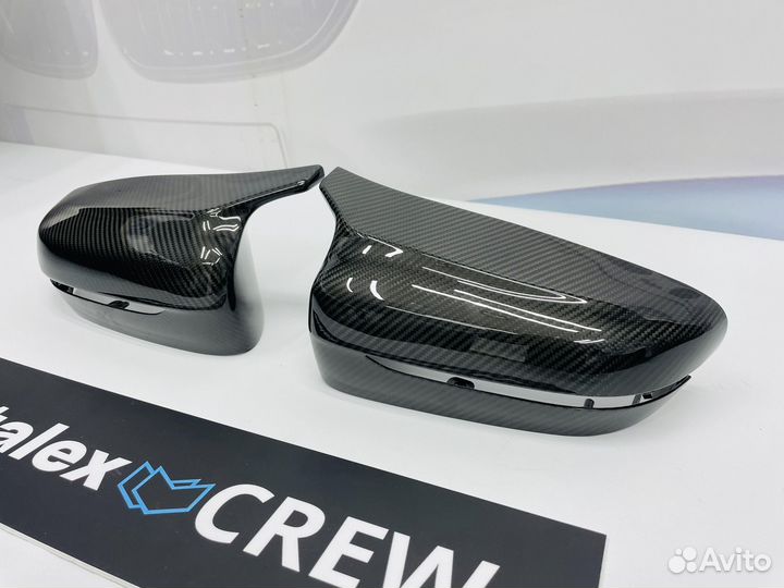 Накладки зеркал BMW G20 М5 Стиль сухой карбон
